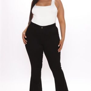 Fashion Nova Women's High Rise Black Jeans